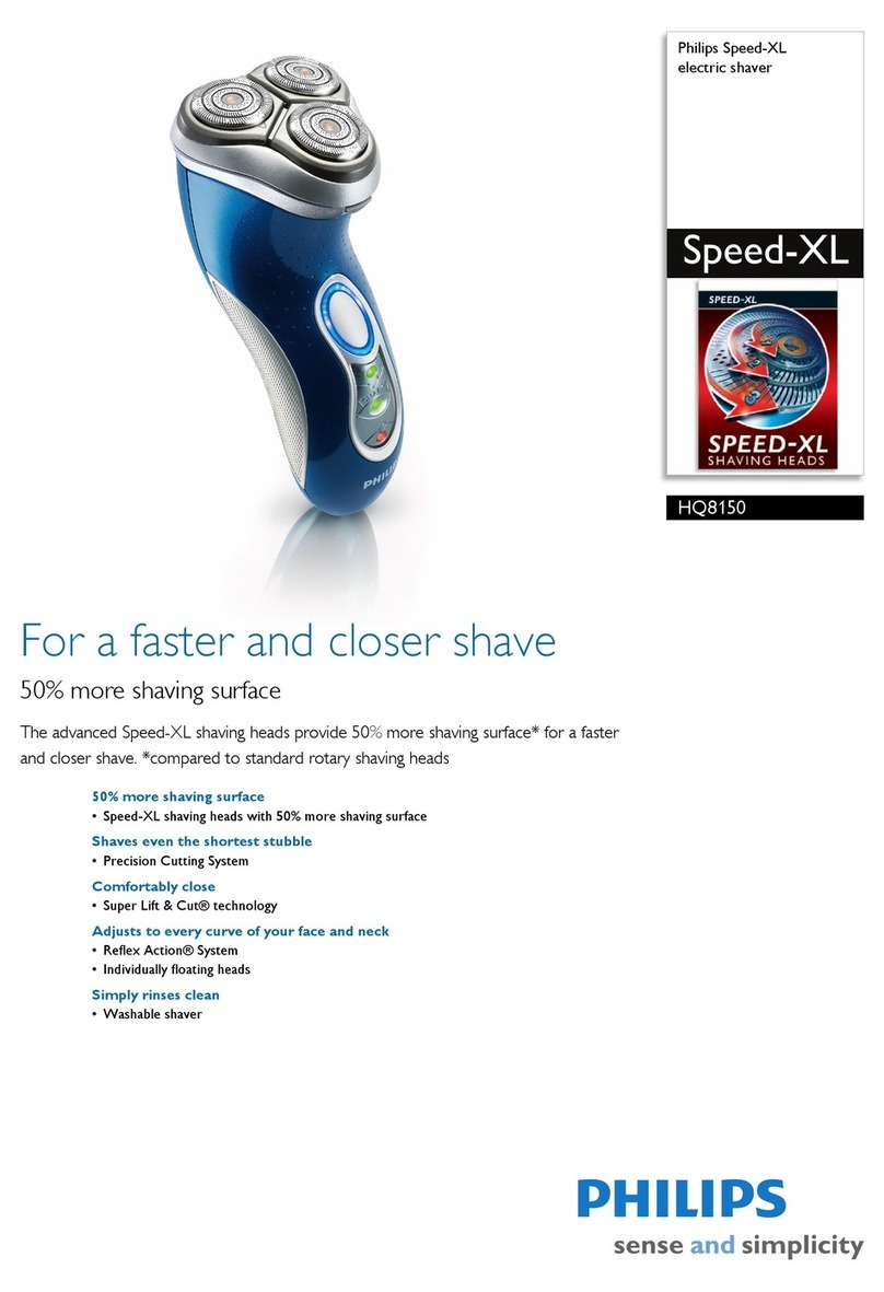 Philips Speed-XL HQ8150 User manual