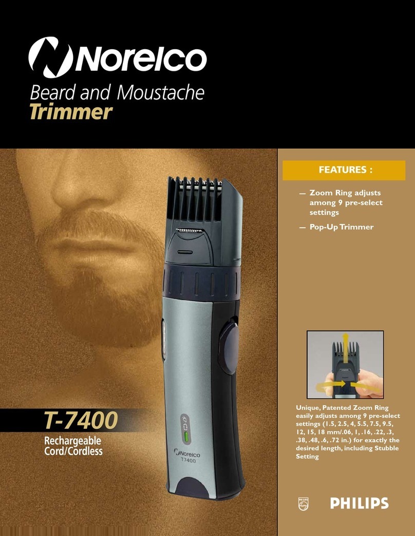 Norelco Norelco T-7400 User manual