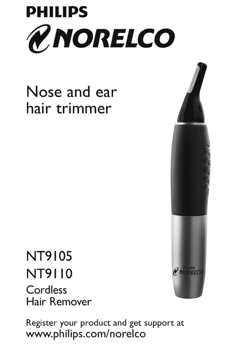 Philips NORELCO NT9105 user manual