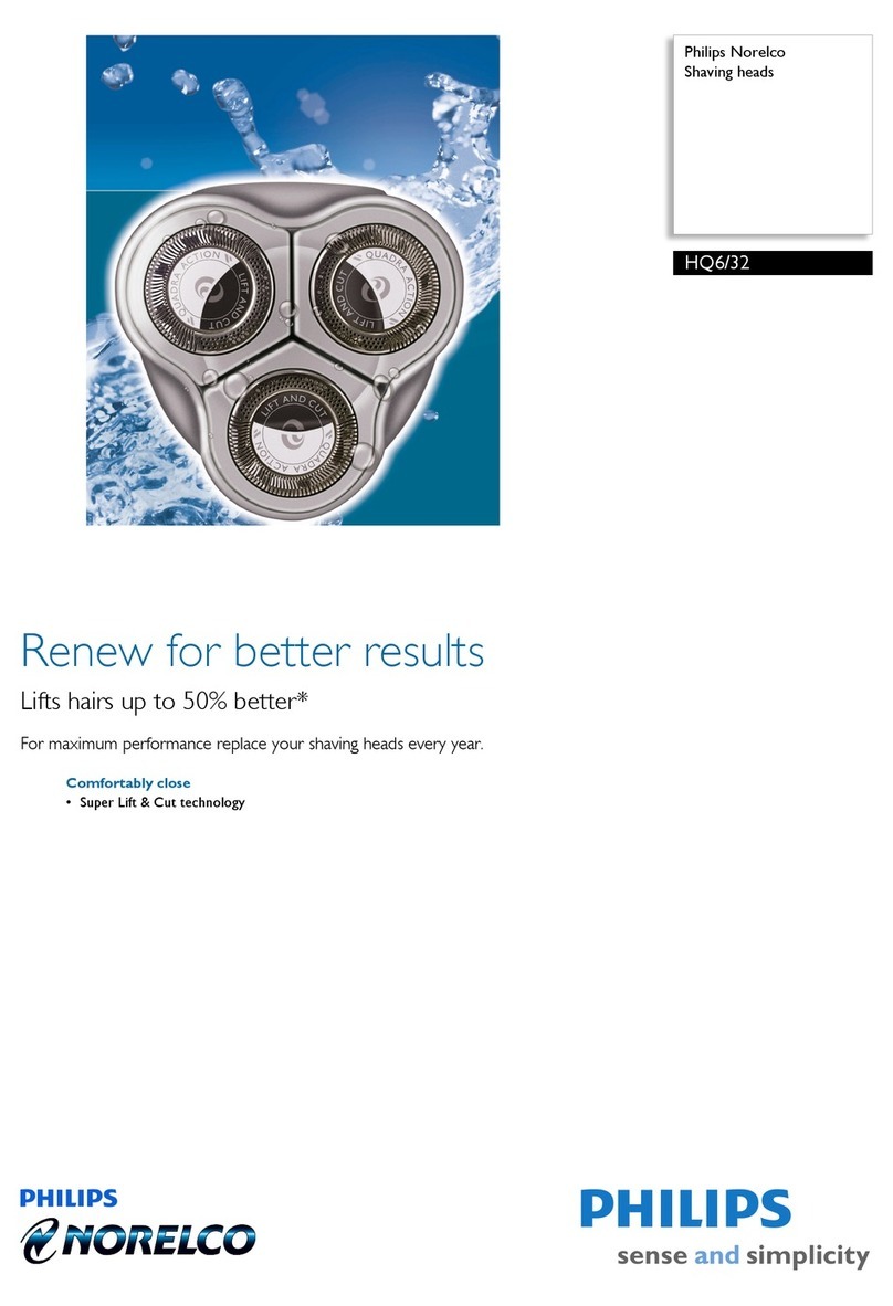 Philips Norelco HQ6/32 brochure