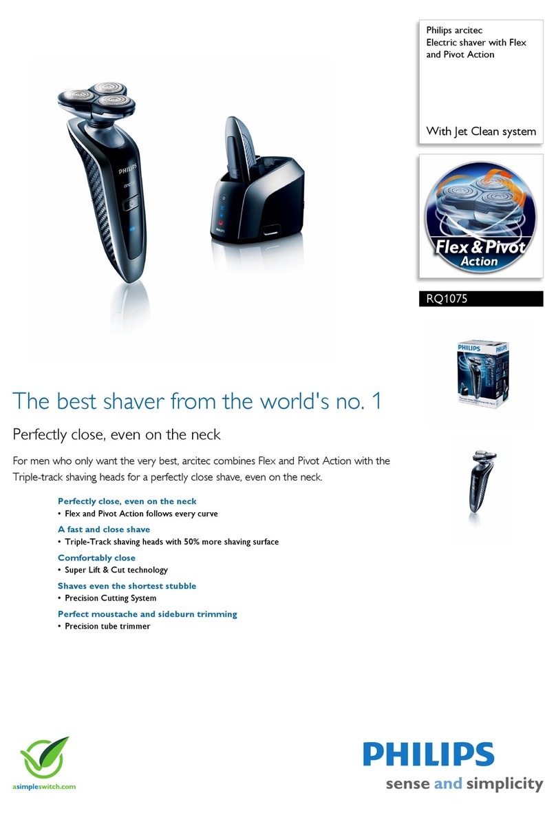 Philips RQ1075 User manual Philips RQ1075 User manual