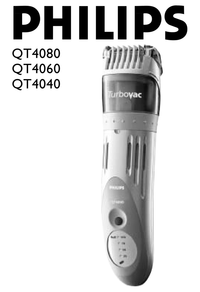 Philips QT4040 Philishave User manual