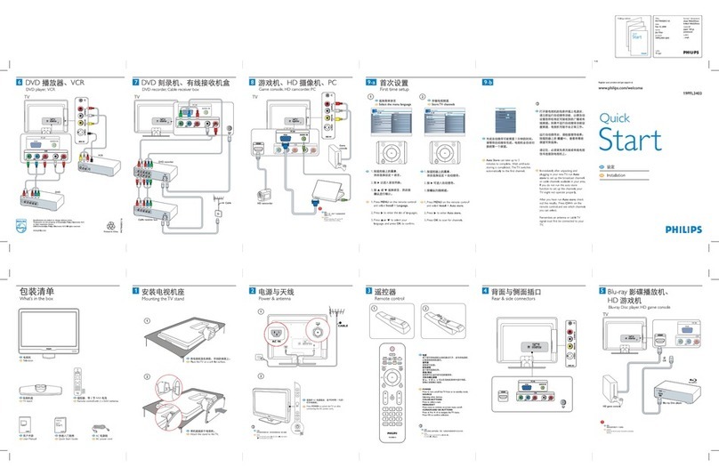 Philips 19PFL3403/93 User manual
