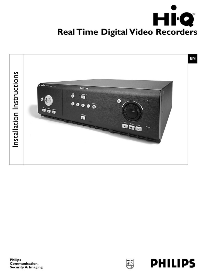 Philips Hi-Q Digital Video Recorders User manual