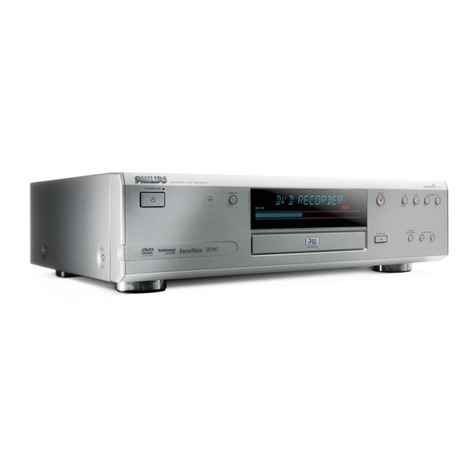 Philips DVDR990 User manual