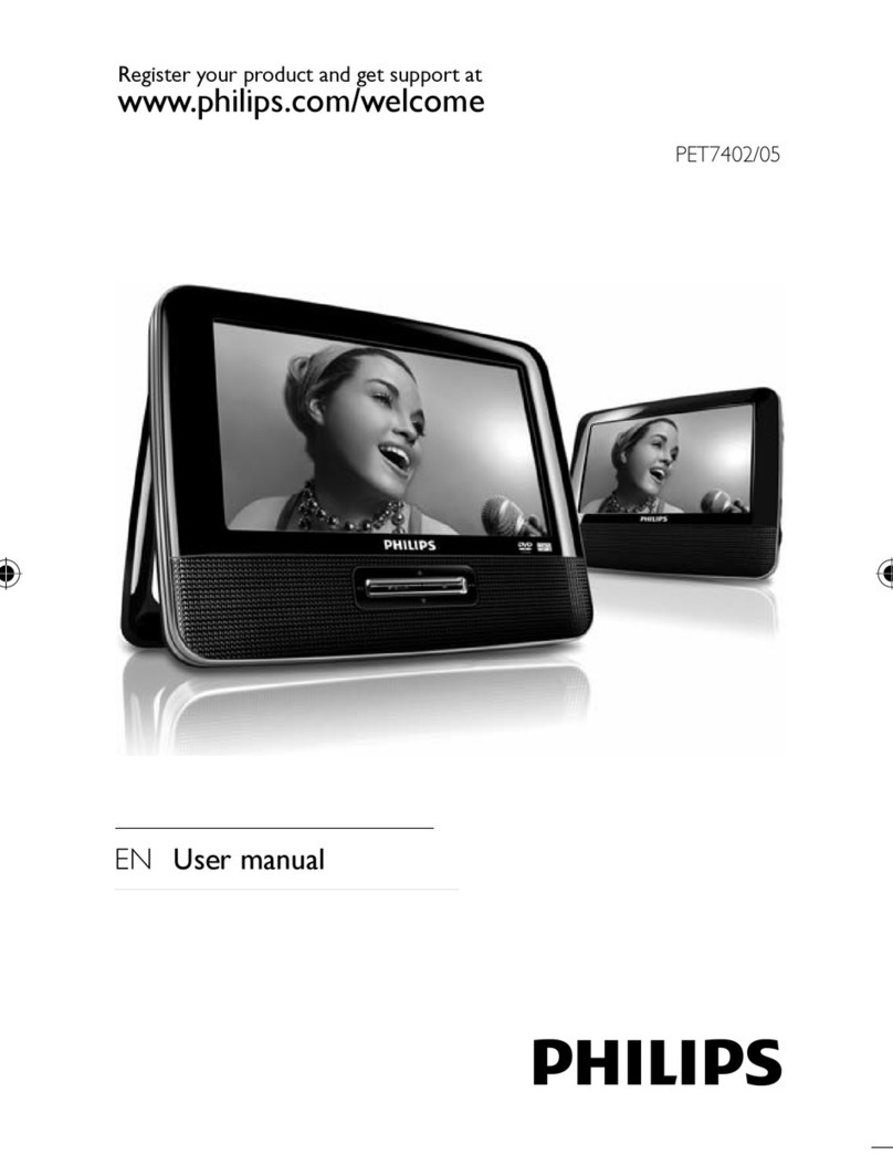 Philips PET7402D/05 user manual