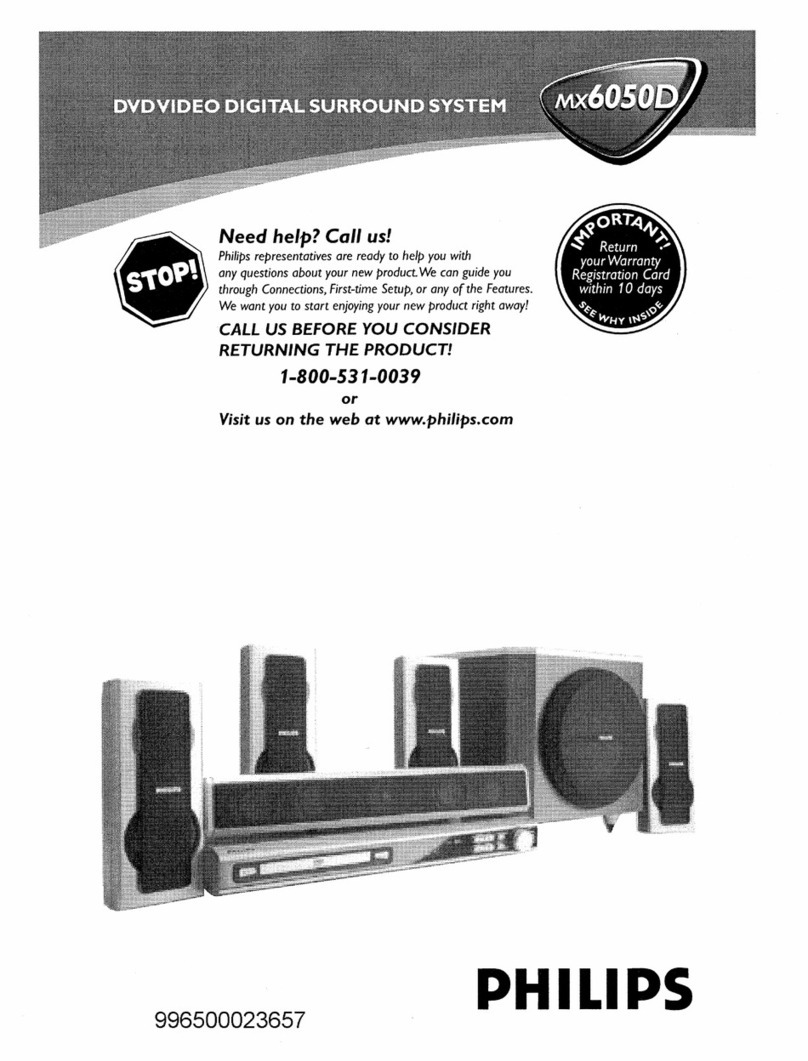 Philips MX6050D/17 User manual