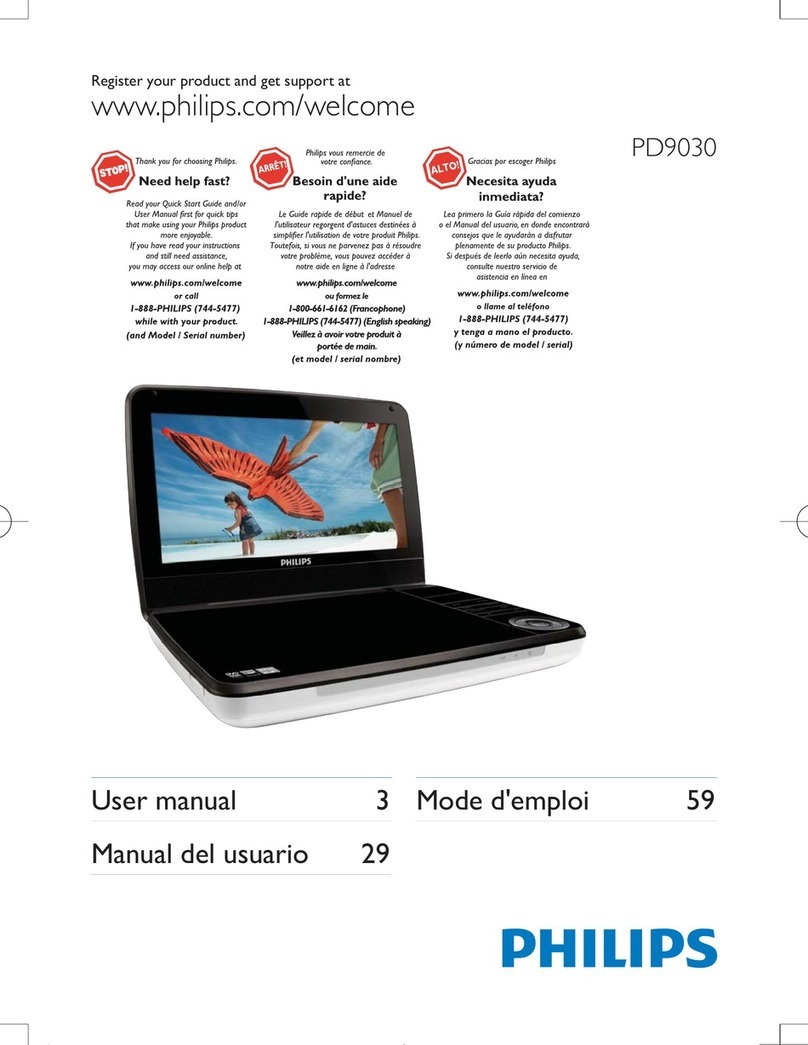 Philips PD9030 user manual
