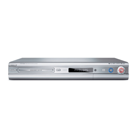 Philips DVDR3350H User manual