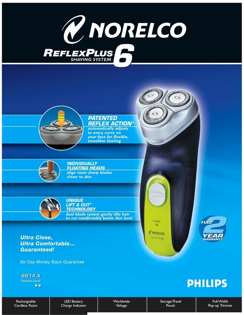 Norelco 6614X Specifications