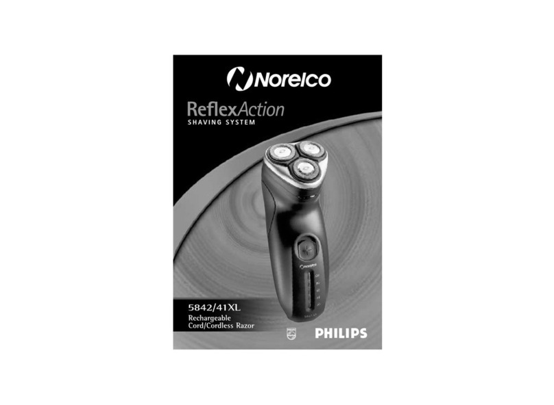 Norelco ReflexAction 5841XL User manual