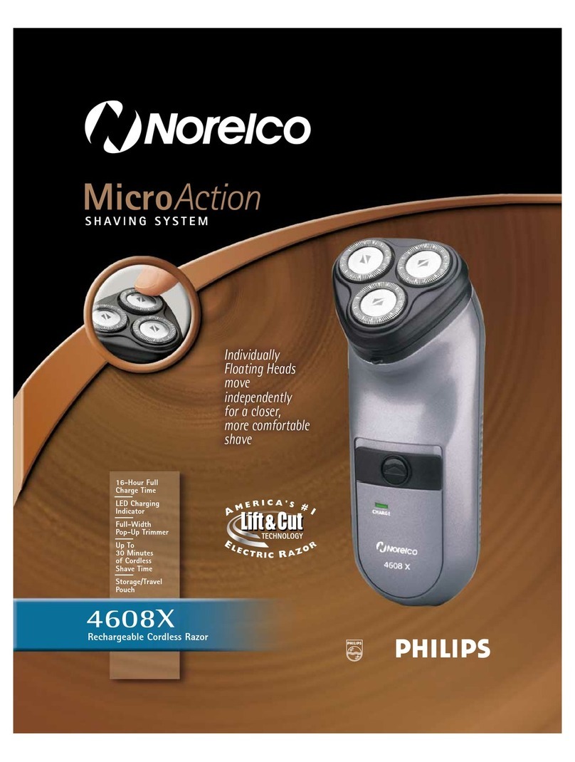 Norelco 4608X User manual