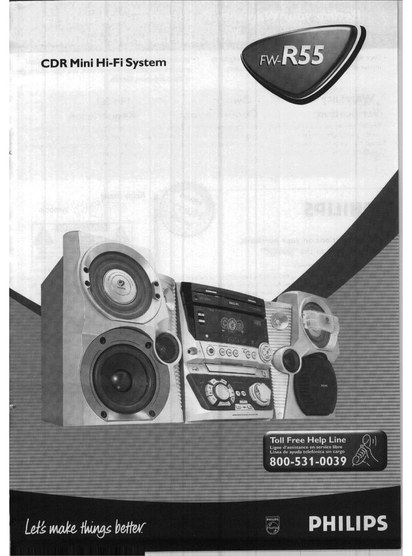 Philips FW-R55 User manual