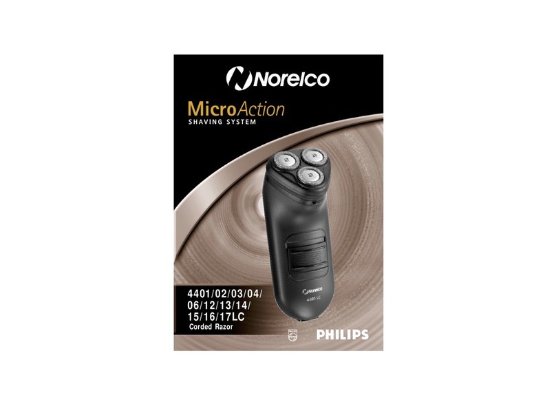 Norelco MicroAction 4412 owner's manual