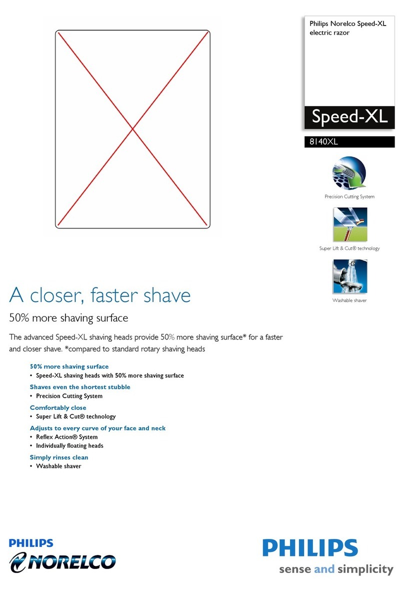 Philips Norelco Speed-XL 8140XL Specifications