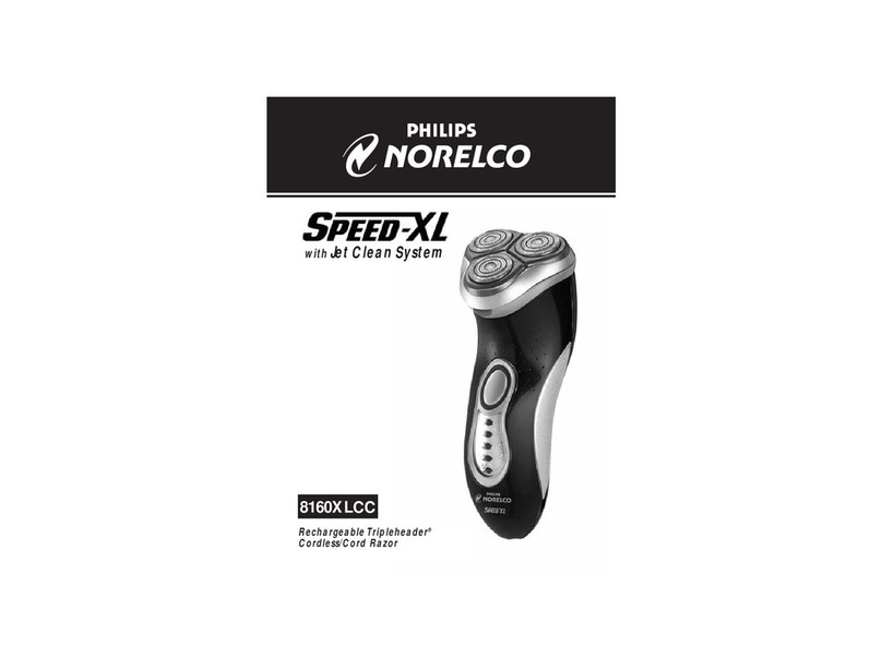 Philips Norelco Speed-XL 8160XLCC manual