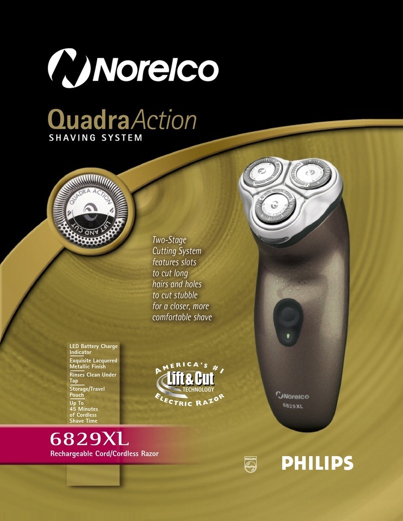 Norelco QuadraAction 6829XL User manual