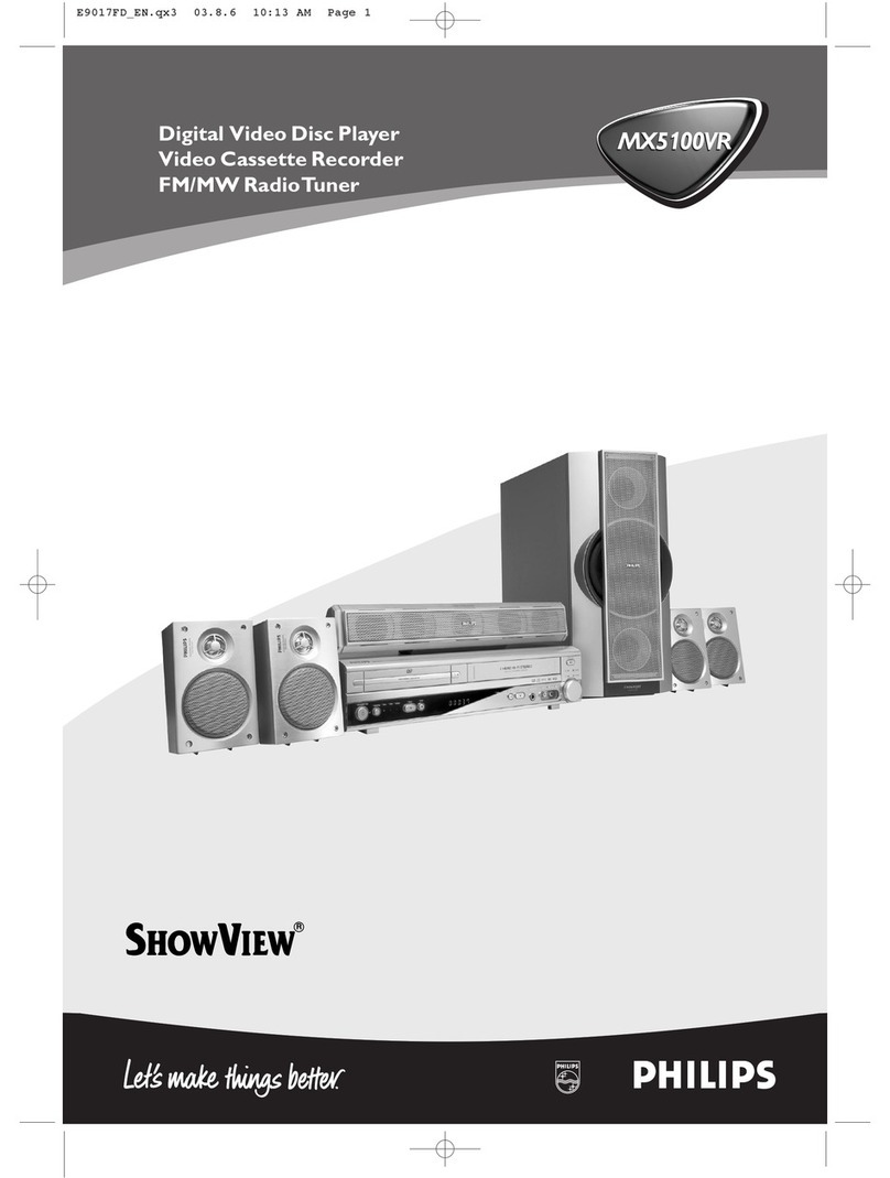 Philips MX5100VR/02 User manual