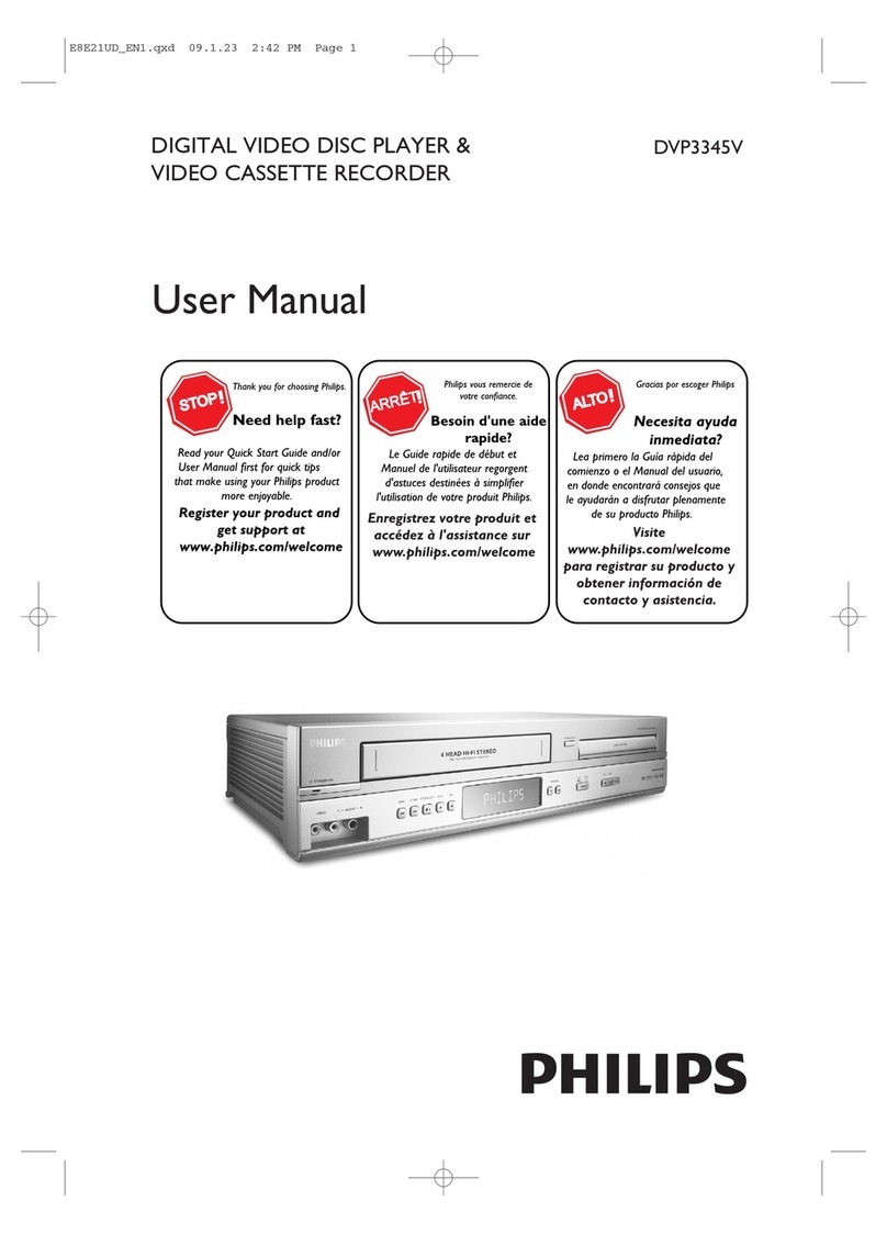 Philips DVP3345V/F7 user manual