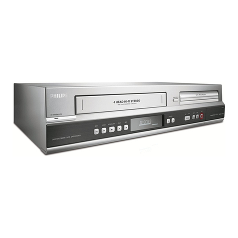 Philips DVDR3545V - DVDr/ VCR Combo user manual