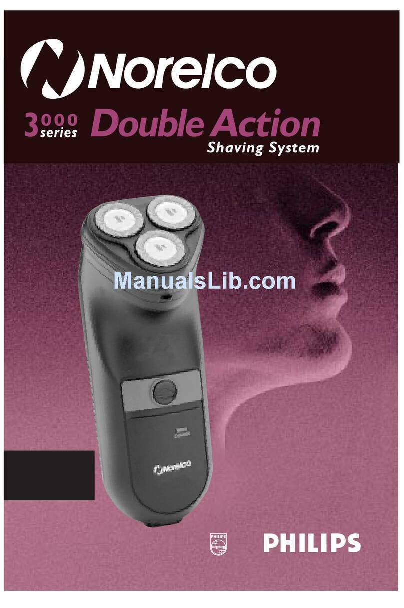 Philips Norelco 3601X User manual