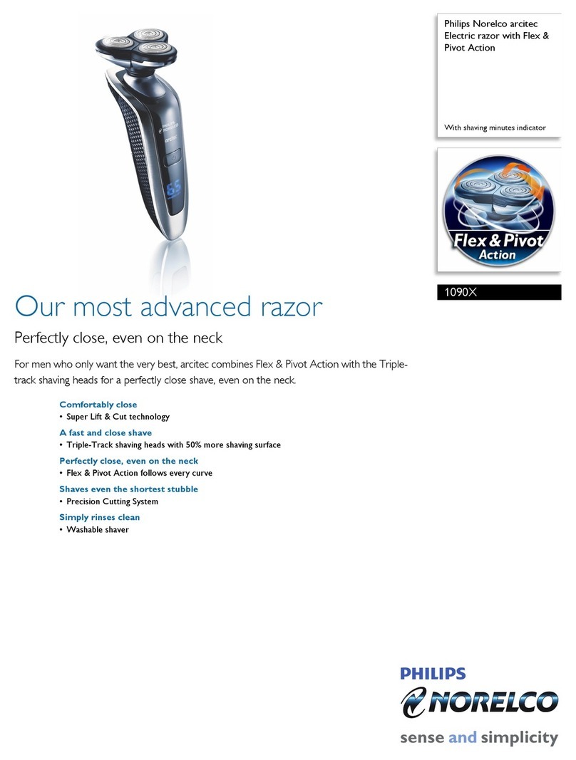 Philips Norelco Arcitec 1090X User manual