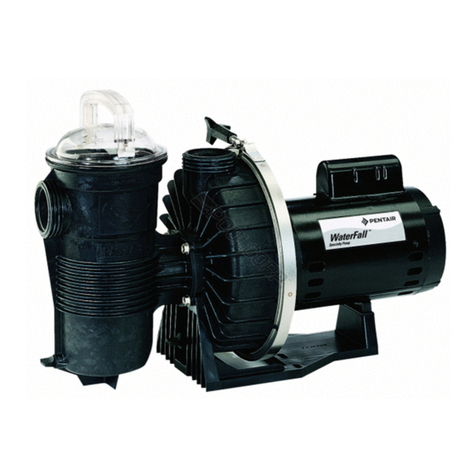 Pentair Pool Products Pump Waterfall Operation manual Pentair Pool Products Pump Waterfall Operation manual