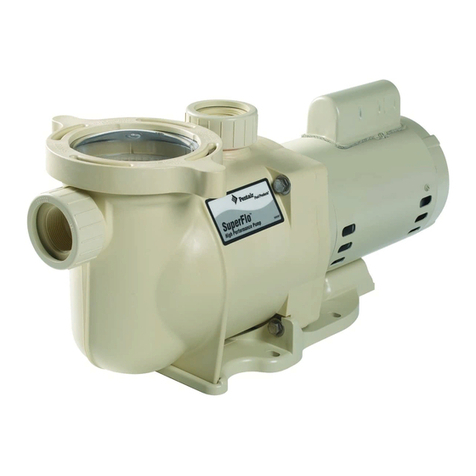 Pentair Pool Products SuperFlo Swimming Pool Pump User manual Pentair Pool Products SuperFlo Swimming Pool Pump User manual