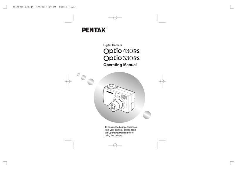 Pentax Optio 330RS User manual