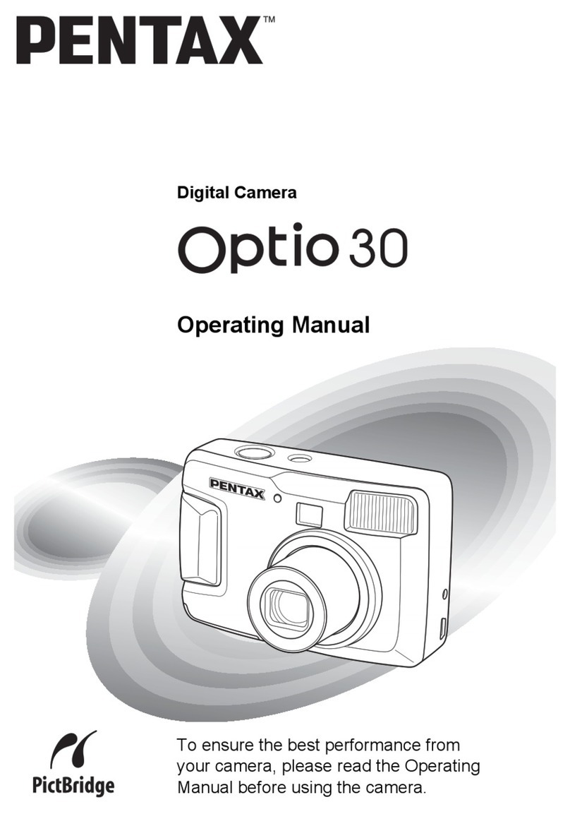 Pentax 30 - Optio 30 3.2MP Digital Camera User manual