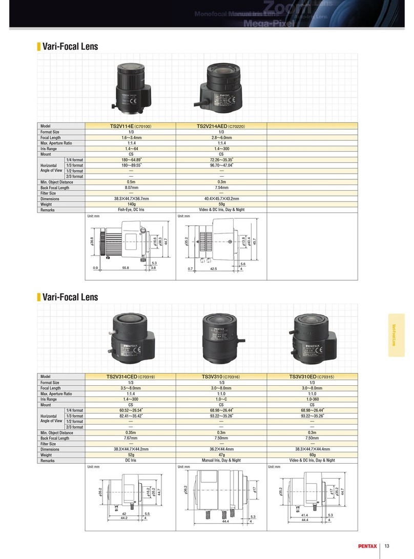 Pentax HS2V616ED (C60635) User manual
