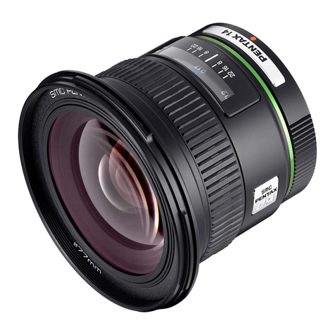 Pentax Digital Camera Lens operating manual
