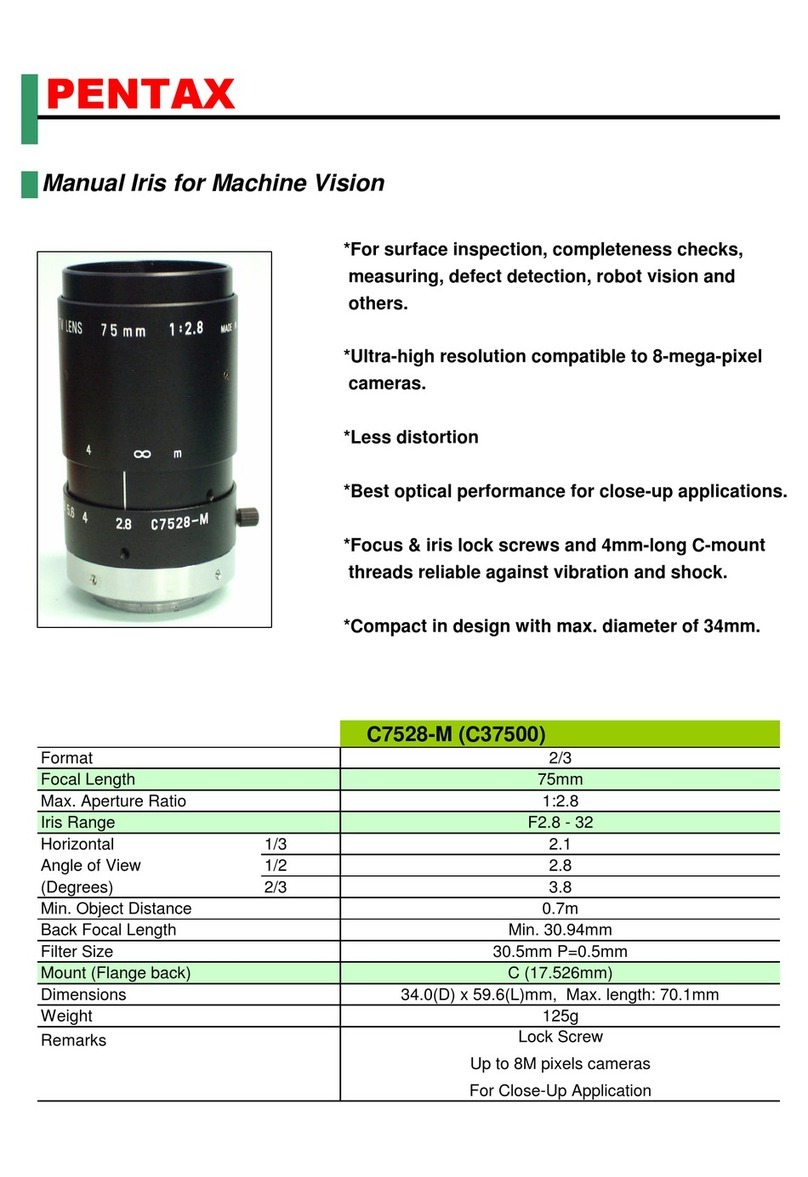 Pentax C7528 User manual
