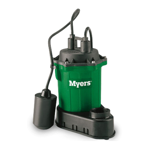 MYERS MYERS S33 Troubleshooting guide
