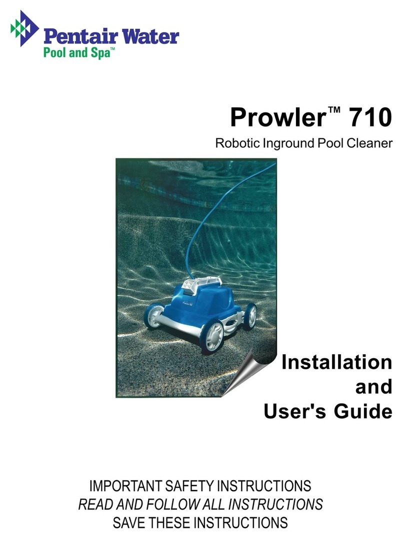 Pentair Prowler 710 User manual