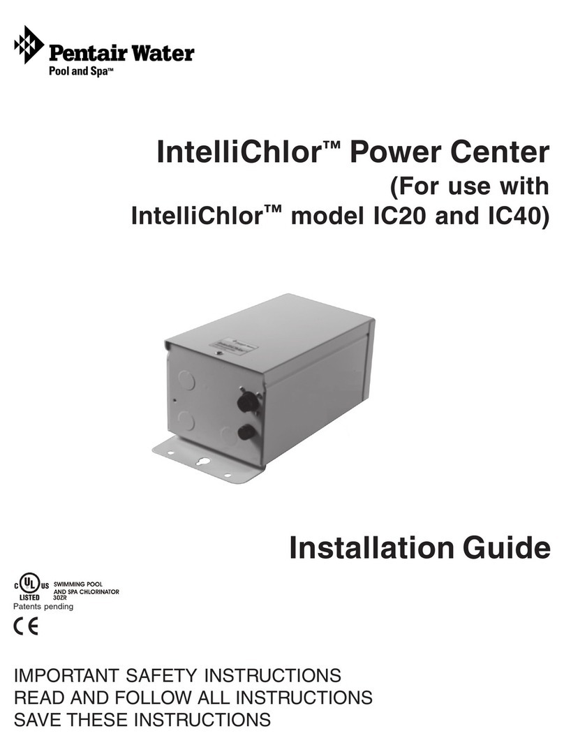 Pentair C20 installation guide