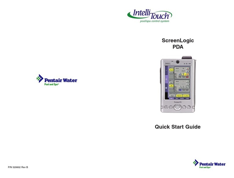 Pentair Intellitouch ScreenLogic User manual