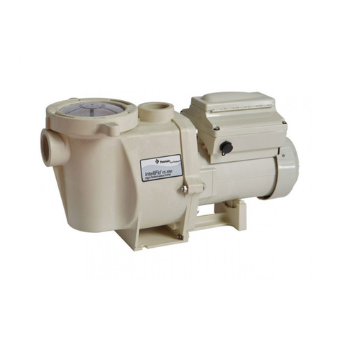 Pentair IntelliFlo VS-3050 Installation and user guide