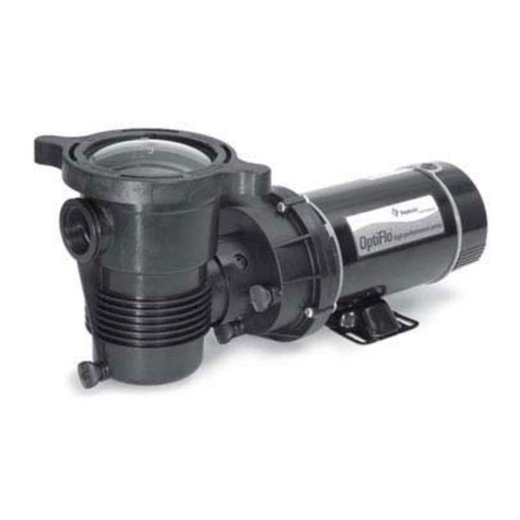 Pentair Pool Products 4HP-VD - 3' STD Operation & service manual