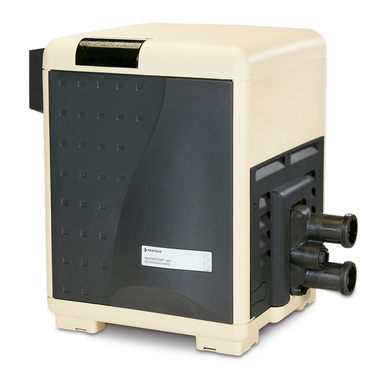 Pentair Pool Products 250K BTU/HR Installation and user guide