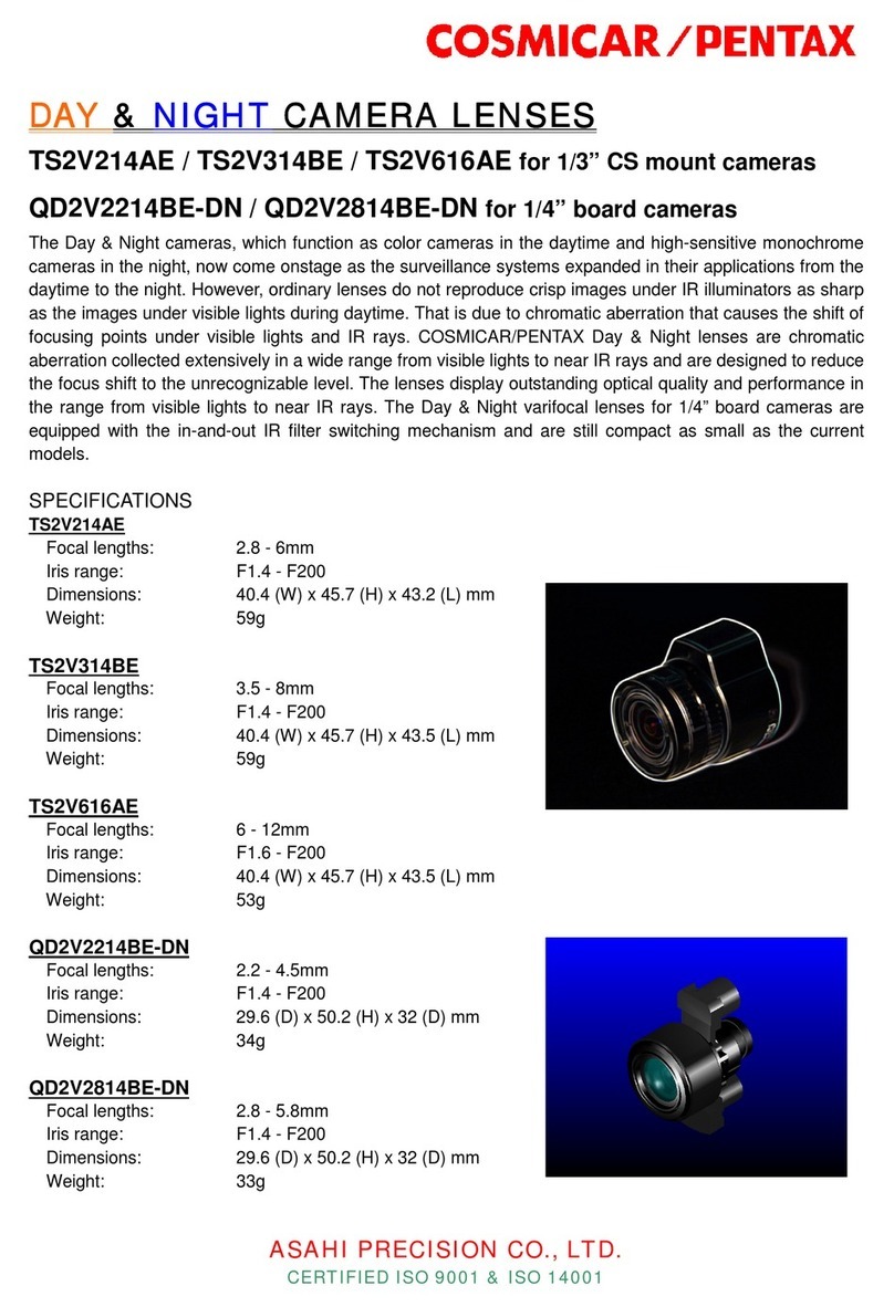 Pentax QD2V2214BE-DN User manual