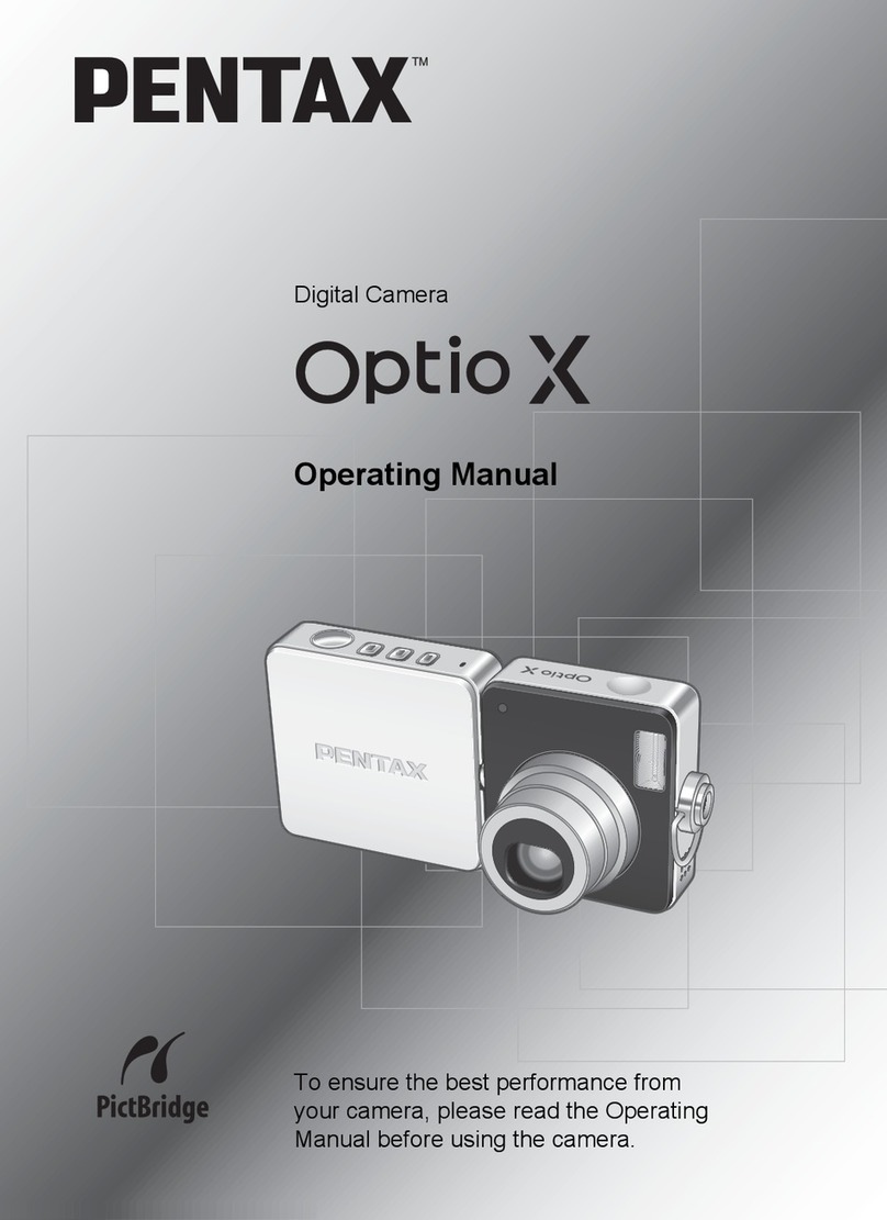 Pentax Optio X User manual