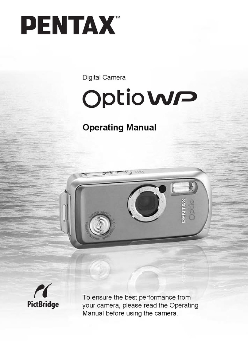 Pentax OPTIOWP - Optio WP Digital Camera operating manual
