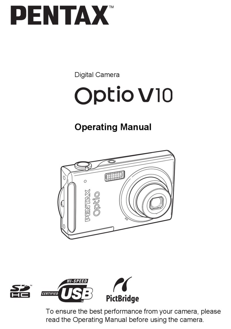 Pentax Optio V10 User manual