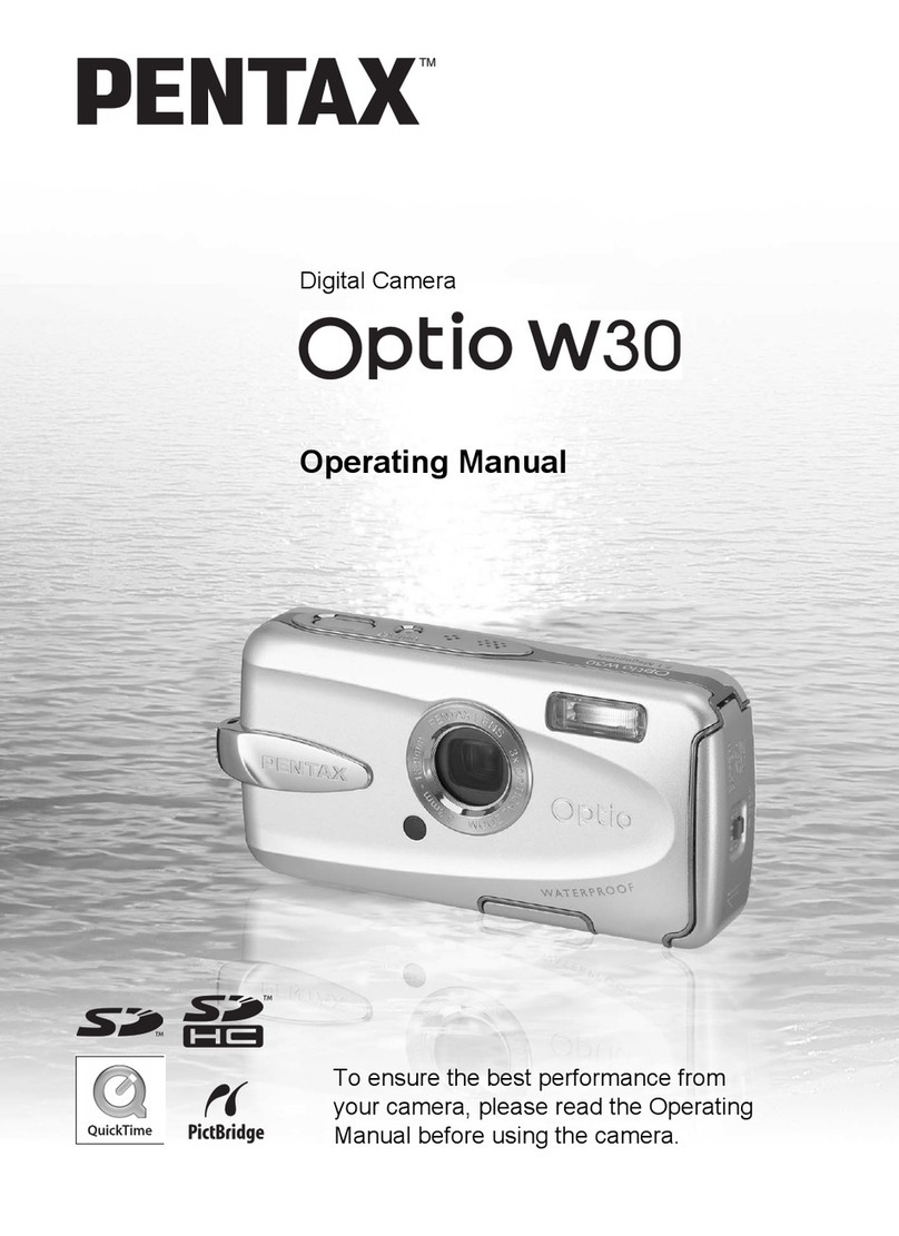 Pentax Optio W30 User manual