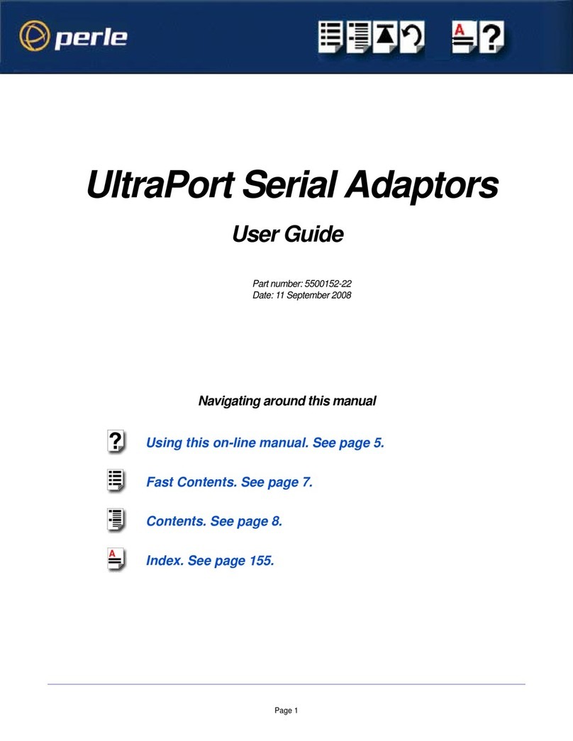 Perle Adaptors user guide