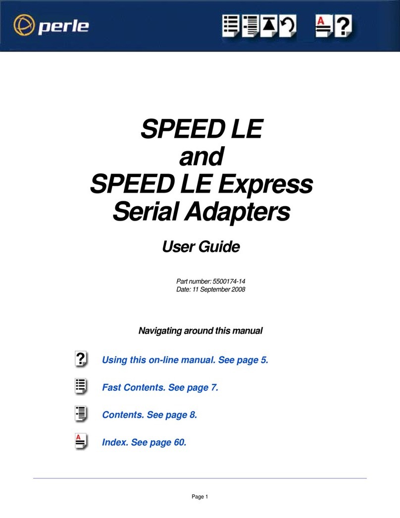 Perle Speed LE 1P user guide