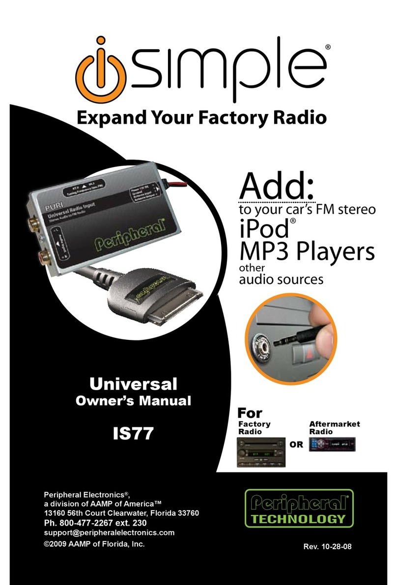 Peripheral Electronics IS77 owner's manual Peripheral Electronics IS77 owner's manual
