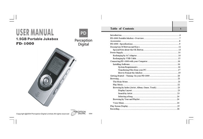 Perception Digital PD-1000 user manual