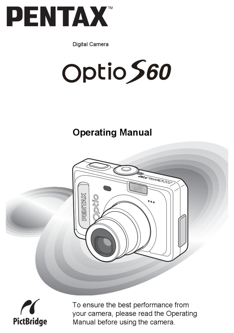 Pentax Model Optio S60 operating manual
